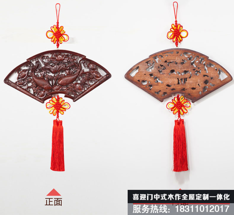 實木壁飾中國結(jié)的政方面展示